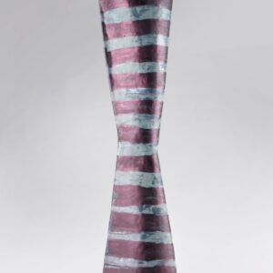 Polychrome glazed ceramic sculpture