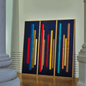 Panneaux marqueterie de paille