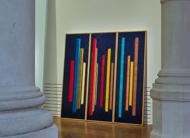 Panneaux marqueterie de paille