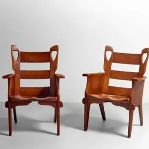Paire de fauteuils «Coeur»