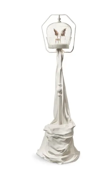 Lampadaire Cage