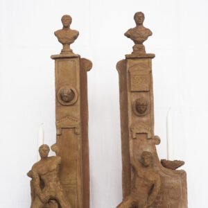Paire de colonnes antiques