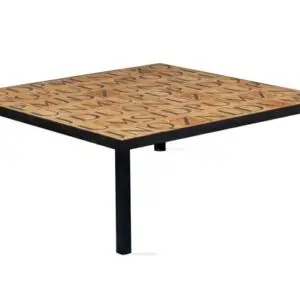 Table basse "Lettres"