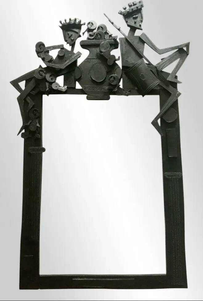 Miroir « Scène familiale »