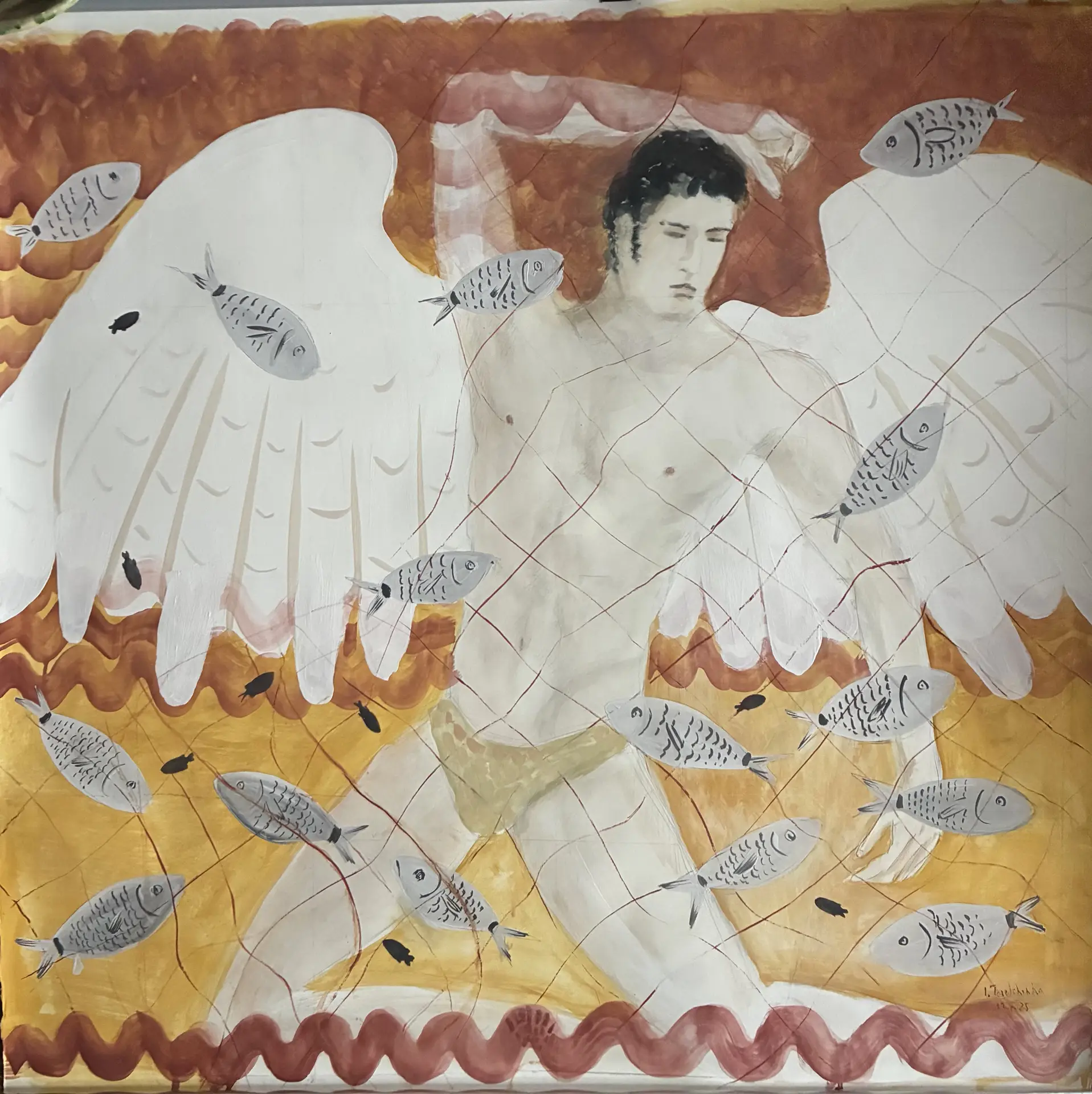 Tempera sur papier