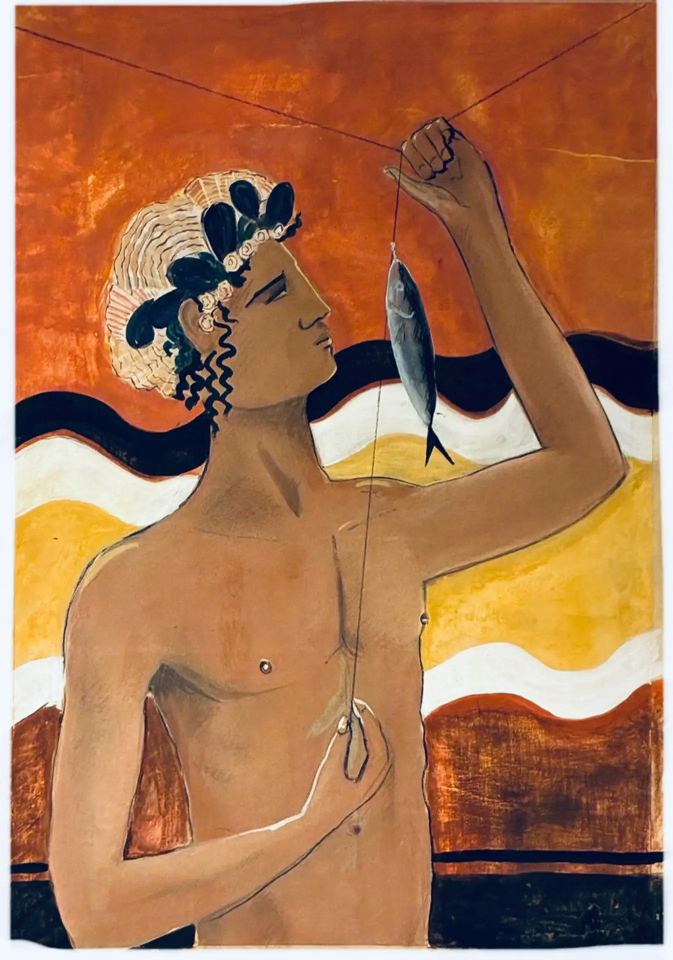 Tempera sur papier