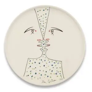 Double-profil sur blanc