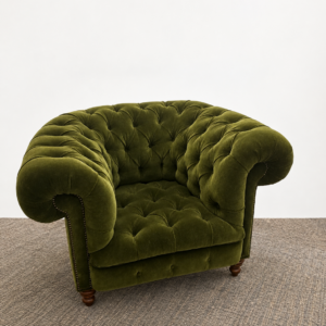 Pair of Chesterfield armchairs